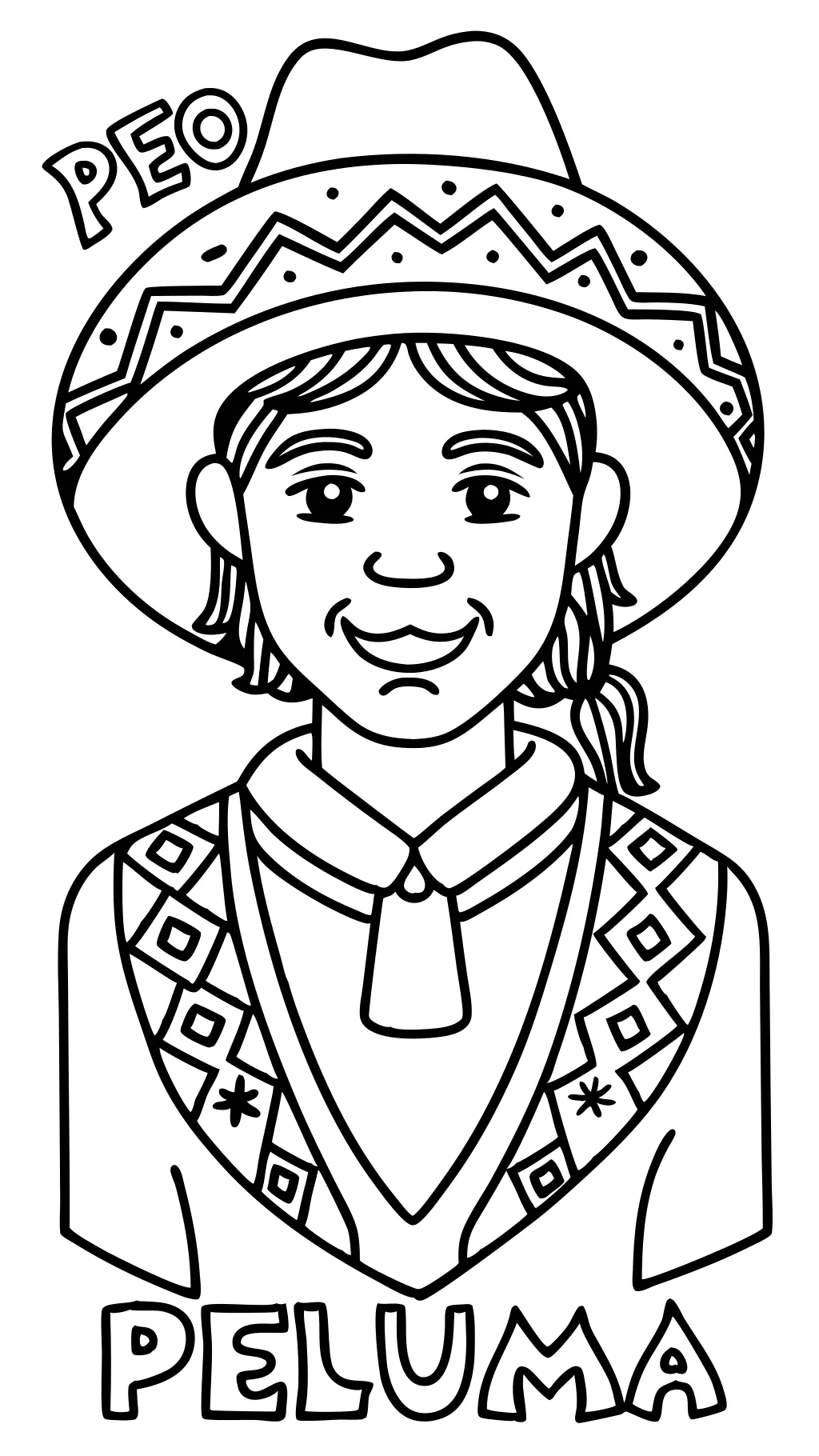 peso pluma coloring page